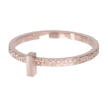 iXXXi Jewelry Vulring Abstract Rectangle 2mm Rosé