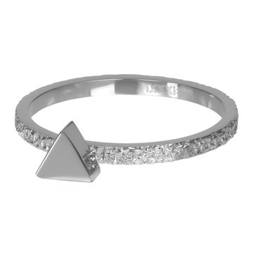 iXXXi Jewelry iXXXi Jewelry Vulring Abstract Triangle 2mm Zilverkleurig