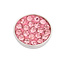 iXXXi Jewelry iXXXi Jewelry Top Part Pink Stone Zilverkleurig