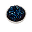 iXXXi Jewelry iXXXi Jewelry Top Part Drusy Dark Blue Zilverkleurig