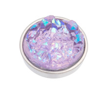 iXXXi Jewelry Top Part Drusy Purple Zilverkleurig