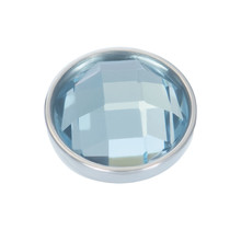 iXXXi Jewelry Top Part Facet Light Sapphire Zilverkleurig