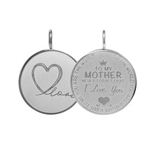 iXXXi Jewelry Pendant Mother Love Big Zilverkleurig