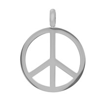 iXXXi Jewelry Pendant Peace Zilverkleurig