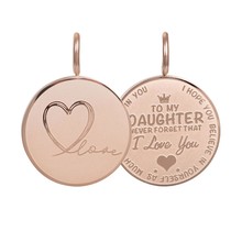 iXXXi Jewelry Pendant Daughter Love Big Rosé