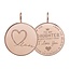 iXXXi Jewelry iXXXi Jewelry Pendant Daughter Love Small Rosé