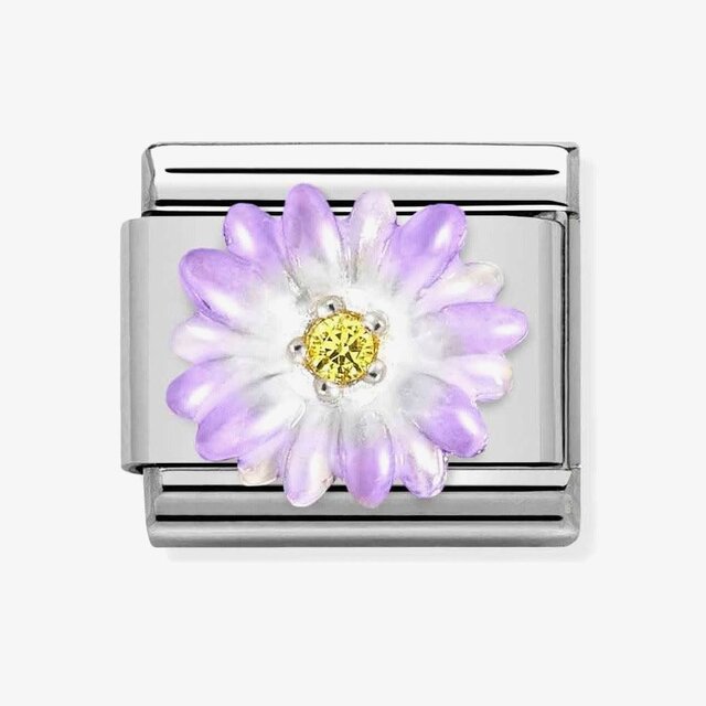 Nomination Link - 330321-03 - Classic CL SYMBOLS - Purple Flower Nomination Link - 330321-03 - Classic CL SYMBOLS - Purple Flower