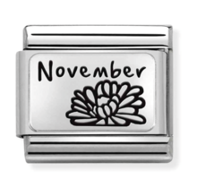 Nomination Link - 330112-23 - Classic MONTH FLOWER PLATES - November