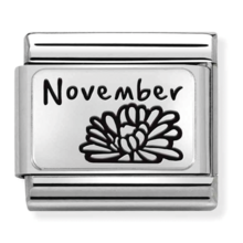 Nomination Link - 330112-23 - Classic MONTH FLOWER PLATES - November