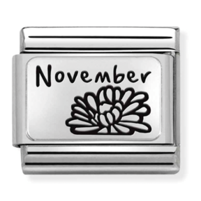 Nomination Link - 330112-23 - Classic MONTH FLOWER PLATES - November