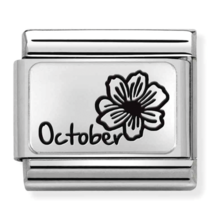 Nomination Link - 330112-22 - Classic MONTH FLOWER PLATES - October