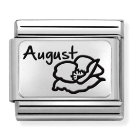 Nomination Link - 330112-20 - Classic MONTH FLOWER PLATES - August