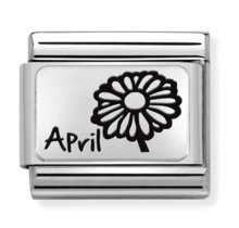 Nomination Link - 330112-16 - Classic MONTH FLOWER PLATES - April