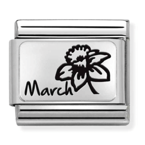 Nomination Link - 330112-15 - Classic MONTH FLOWER PLATES - March