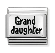 Nomination - 330102-43- Link Classic PLATES OXIDIZED - Grand Daughter