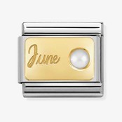 Nomination Link - 030519-06 - Classic MONTHSTONE Birthstone - Juni Nomination Link - 030519-06 - Classic MONTHSTONE Birthstone - Juni