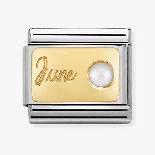Nomination Link - 030519-06 - Classic MONTHSTONE Birthstone - Juni Nomination Link - 030519-06 - Classic MONTHSTONE Birthstone - Juni