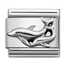 Nomination Link - 330101-29 - Classic OXIDIZED SYMBOLS - Dolphins