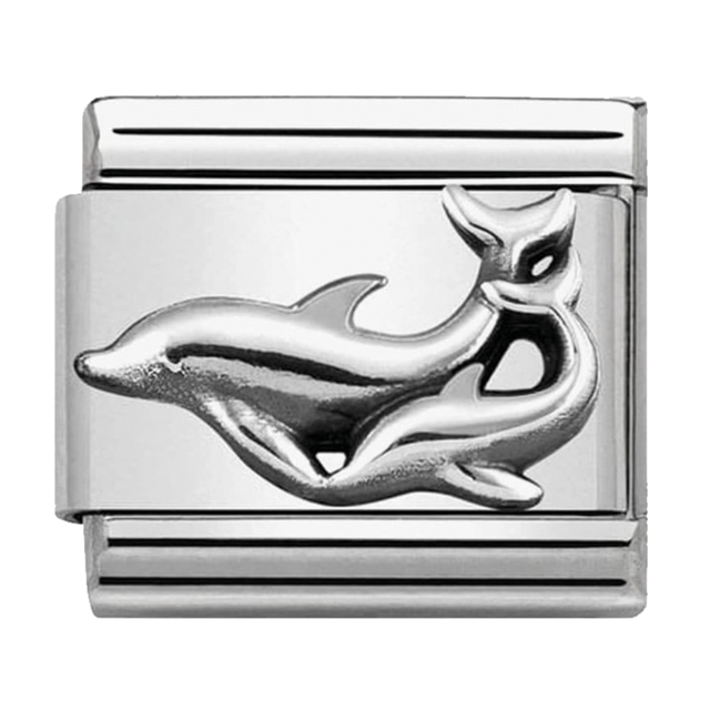 Nomination Link - 330101-29 - Classic OXIDIZED SYMBOLS - Dolphins Nomination Link - 330101-29 - Classic OXIDIZED SYMBOLS - Dolphins
