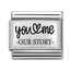 Nomination NOMINATION COMPOSABLE CLASSIC PLATE YOU AND ME STORY 330111/31
