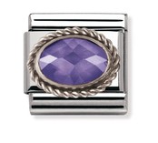 Nomination Link - 330604-001 - Classic FACETED CZ - Purple Nomination Link - 330604-001 - Classic FACETED CZ - Purple