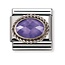 Nomination Nomination Link 330604/001 Faceted CZ Purple