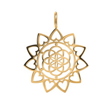 iXXXi Jewelry Pendant Mandala Goudkleurig