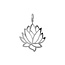 iXXXi Jewelry iXXXi Jewelry Pendant Lotus Zilverkleurig