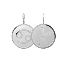 iXXXi Jewelry Pendant Cancer Zilverkleurig