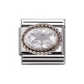 Nomination Link - 330604-010 - Classic FACETED CZ - White Nomination Link - 330604-010 - Classic FACETED CZ - White