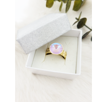 Melano Samengestelde Ring Tana Gradient  Crystal Lavender Delite