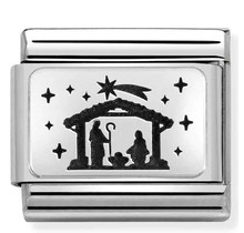 NOMINATION COMPOSABLE CLASSIC PLATE NATIVITY 330111/38