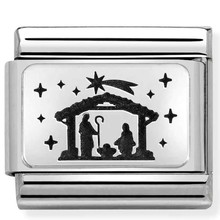 NOMINATION COMPOSABLE CLASSIC PLATE NATIVITY 330111/38