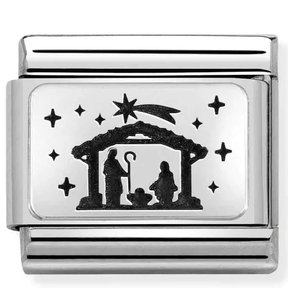 NOMINATION COMPOSABLE CLASSIC PLATE NATIVITY 330111/38