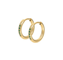 iXXXi Jewelry Hoops Emerald