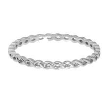 iXXXi Jewelry Vulring Twisted 2mm Zilverkleurig