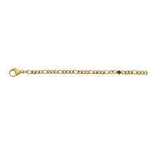 iXXXi Jewelry Ankle Strap Memories Emerald Goudkleurig