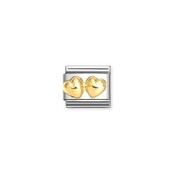 NOMINATION COMPOSABLE CLASSIC LOVE DOUBLE ROUNDED HEARTS 030116/23