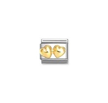 NOMINATION COMPOSABLE CLASSIC LOVE DOUBLE ROUNDED HEARTS 030116/23