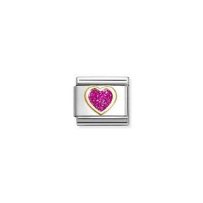 Nomination Link - 030220-09 - Classic GLITTER SYMBOLS - Fuchsia Heart