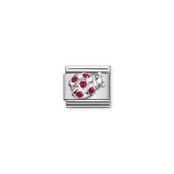 Nomination Link - 330304-36 - Classic CL SYMBOLS  - Ladybug with Red CZ Nomination Link - 330304-36 - Classic CL SYMBOLS  - Ladybug with Red CZ