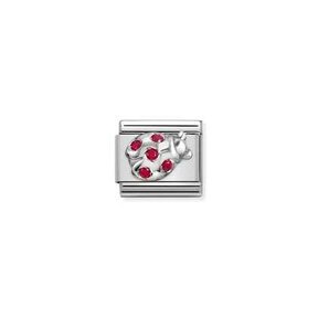 Nomination Link - 330304-36 - Classic CL SYMBOLS  - Ladybug with Red CZ