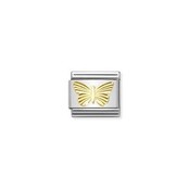 Nomination Link - 030149-45- Classic SYMBOLS - Diamond Coated Butterfly
