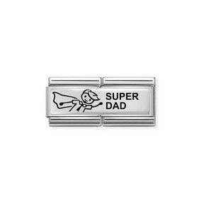 Nomination Link - 330710-39 - Classic DOUBLE ENGRAVED - Super Dad