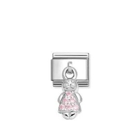 Nomination Link - 331800-28 - Classic CHARMS - Pink Girl