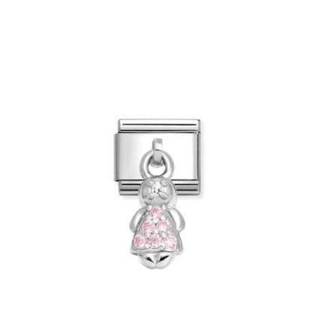 Nomination Link - 331800-28 - Classic CHARMS - Pink Girl