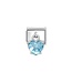 Nomination Nomination - 331812-15- Link Classic CHARMS CUBIC ZIRCONIA - Blue Heart