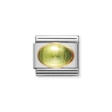 NOMINATION COMPOSABLE CLASSIC OVAL PERIDOT 030504/05