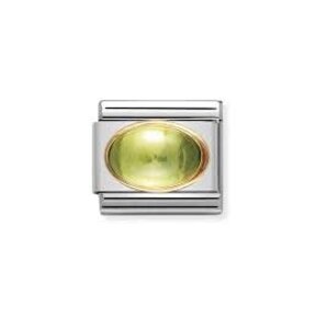 NOMINATION COMPOSABLE CLASSIC OVAL PERIDOT 030504/05