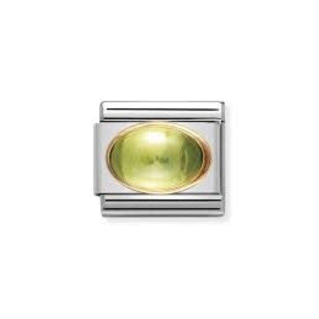 NOMINATION COMPOSABLE CLASSIC OVAL PERIDOT 030504/05